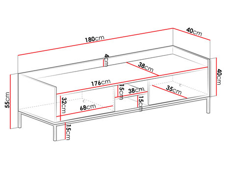 Szafka RTV - wymiary