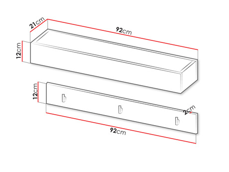 Wieszak wymiary