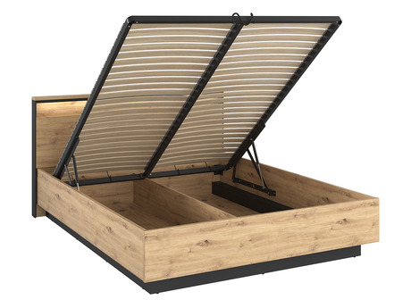 łóżko z pojemnikiem na pościel