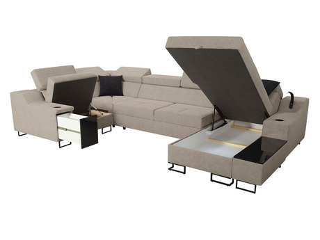 pojemnik na pościel w narożniku Paseora IV Mini narożnik z funkcją spania